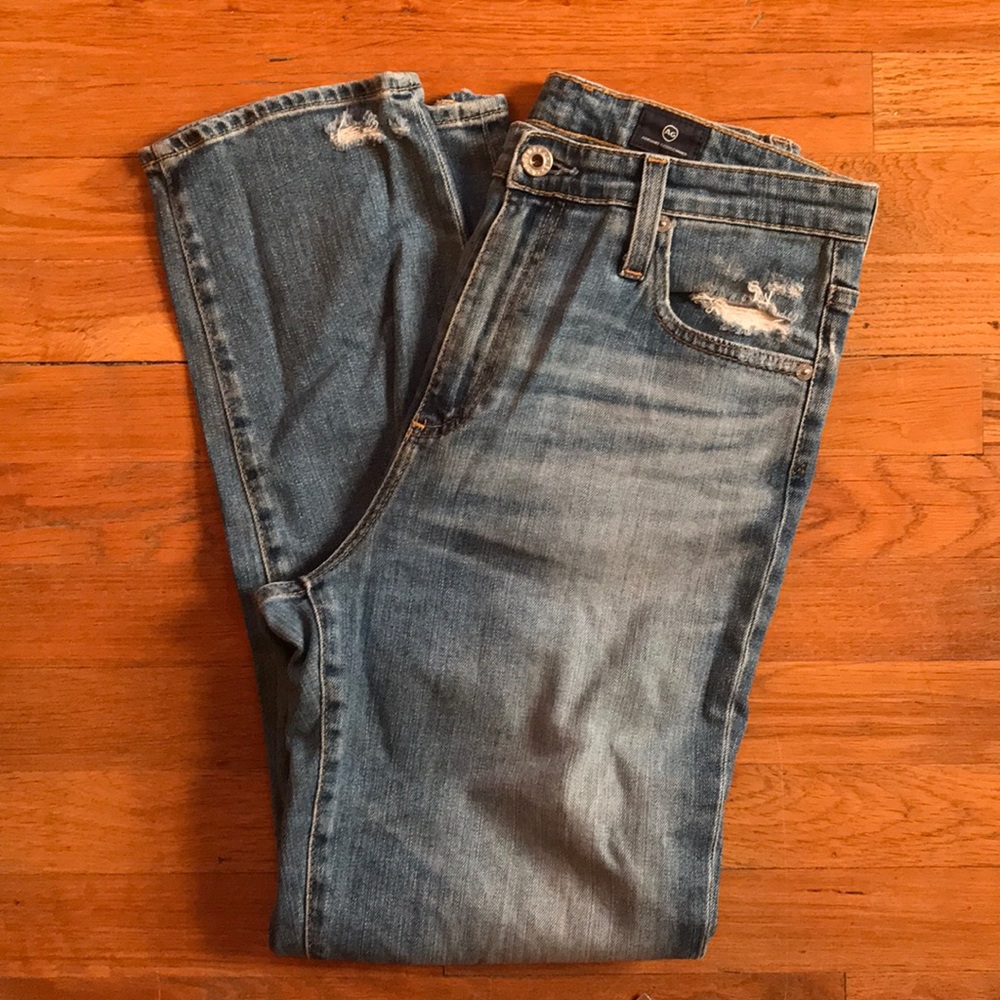 AG HIGH RISE DISTRESSED PANT